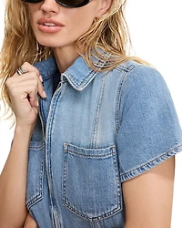 Fit For Success Lite Denim Romper