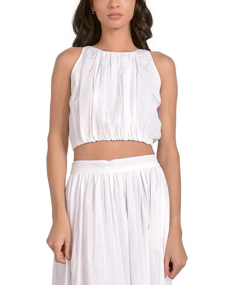 Elastic Halter Top