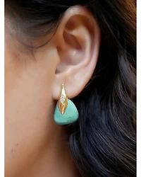 Turquoise Solstice Turquoise & Cubic Zirconia Drop Earrings