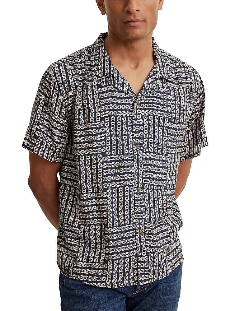 Velvet by Graham & Spencer Emilio Regular Fit Camp Shirt
