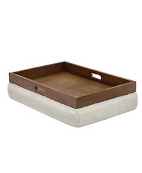 Nima Boucle Storage Bench with Trays