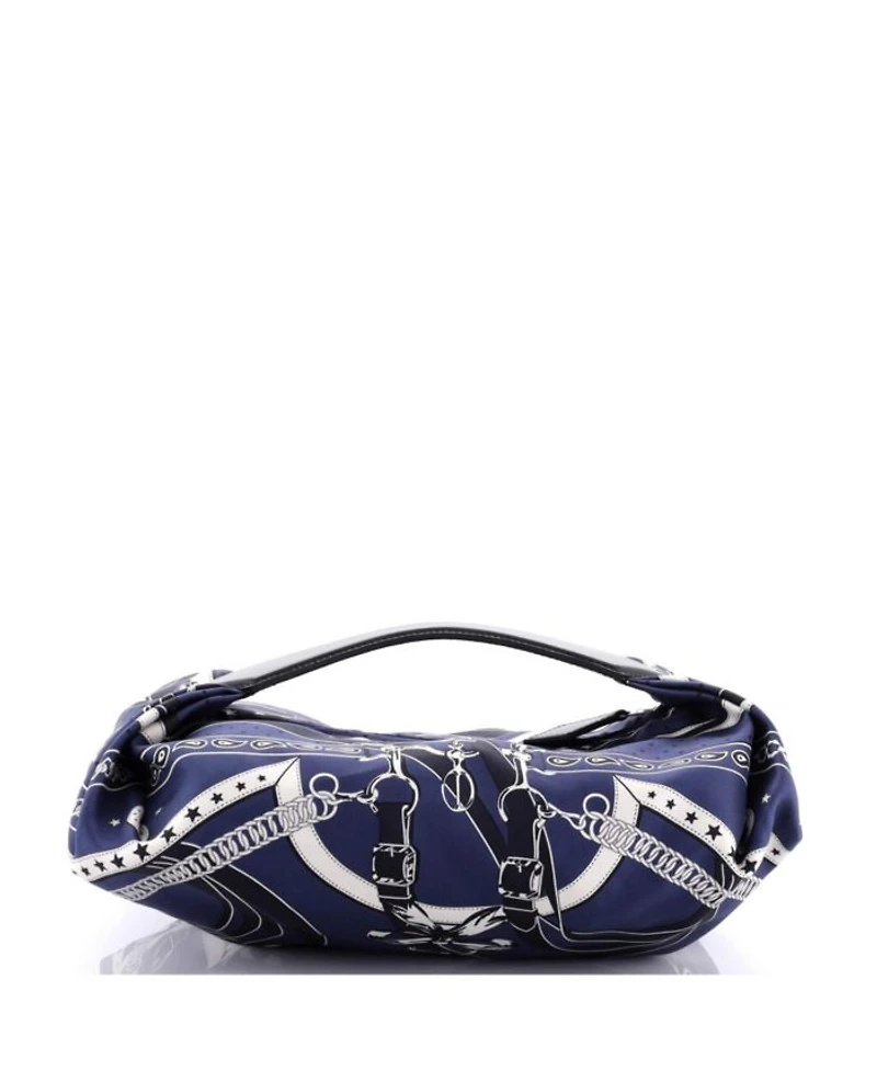 Balusoie Bag Printed Silk and Leather