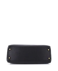 Kelly 32 Handbag Black Clemence with Gold Hardware