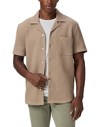 Paige Agoura Waffle Cotton Shirt