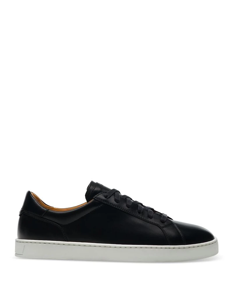 Men's Lace Up Leather Sneakers