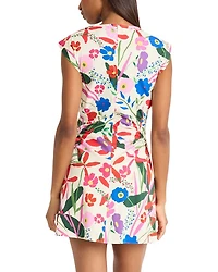 Extended Shoulder Mini Dress
