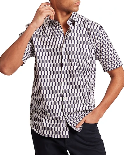 Ted Baker Pearsos Geo Print Shirt
