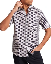 Ted Baker Pearsos Geo Print Shirt