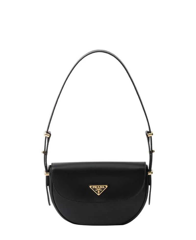 Arque Leather Shoulder Bag with Flap