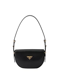 Arque Leather Shoulder Bag with Flap