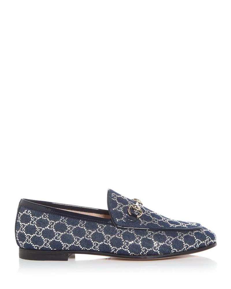 Women's GG Embellished Horsebit Loafers