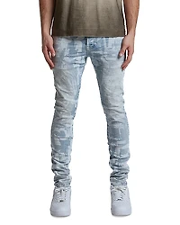 Purple Brand Grunge Print Skinny Jeans