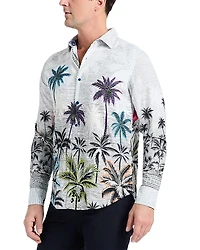 Robert Graham Palm Woven Long Sleeve Shirt