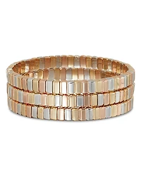 Roxanne Assoulin Flat Cobra Stretch Bracelet, Set of 3