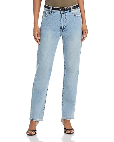 Frame The Borrowed High Rise Ankle Slim Jeans
