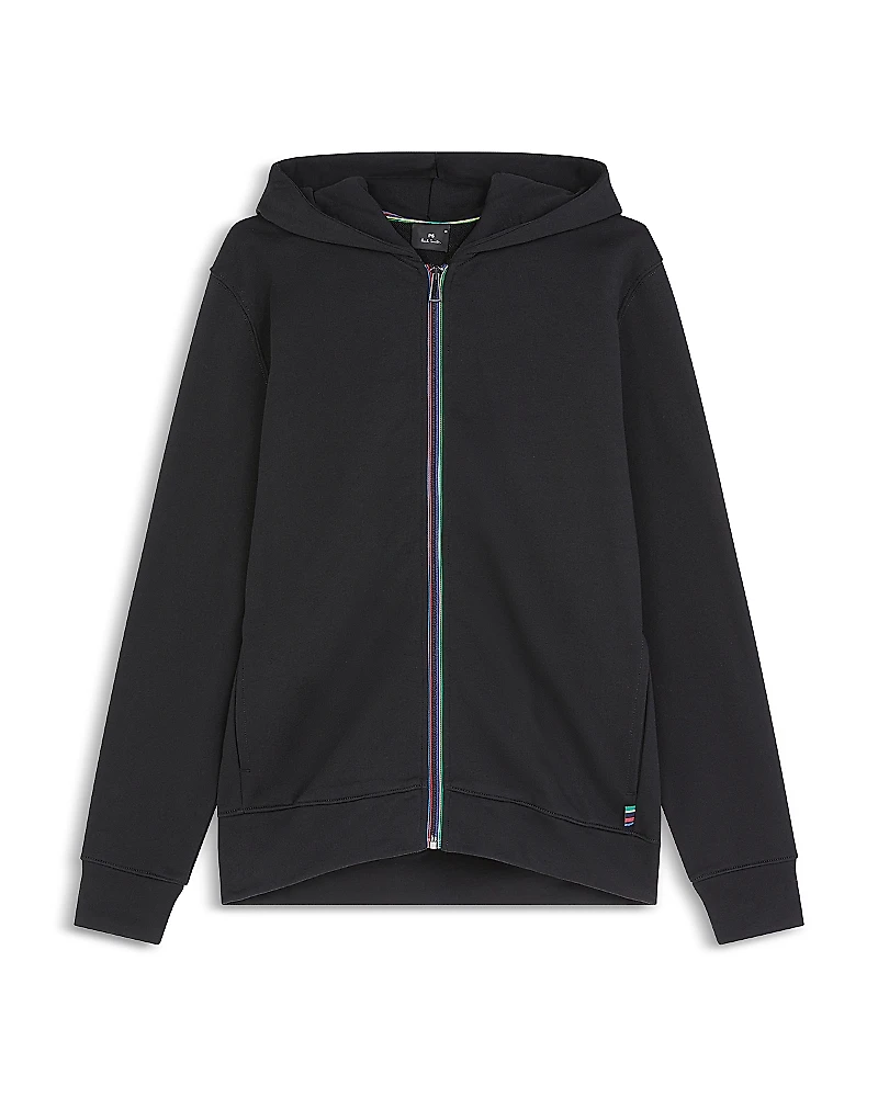Ps Paul Smith Regular Fit Striped Zip Hoodie