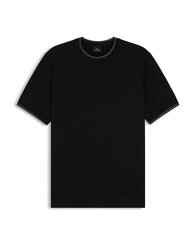 Ps Paul Smith Regular Fit Striped Trim Tee