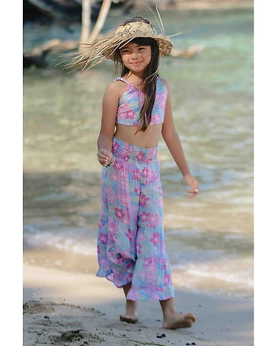 Tiare Hawaii Girls' Papaya Top - Little Kid, Big Kid