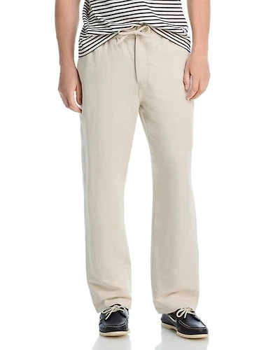 Clarkson Slim Fit Linen Pants