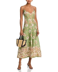 Mae Linen Midi Dress