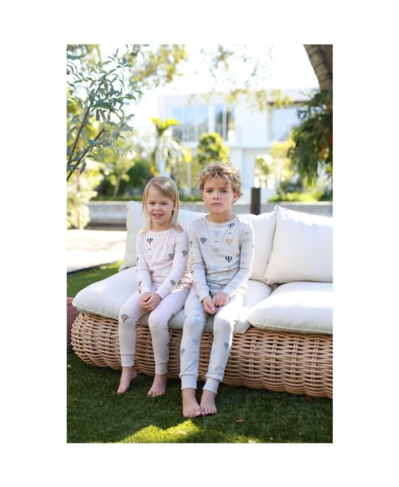 Boys' Hot Air Balloon Top and Bottom Pajama Set - Baby