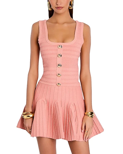 Retrofete Brooke Flared Mini Dress