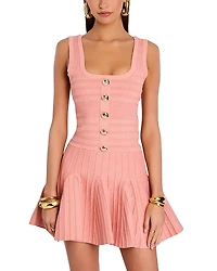 Retrofete Brooke Flared Mini Dress