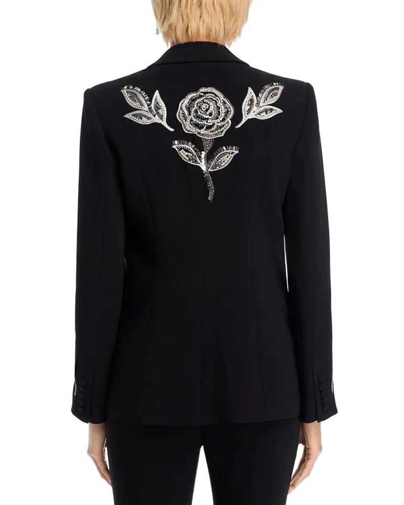 Karlie Metallic Paisley Blazer