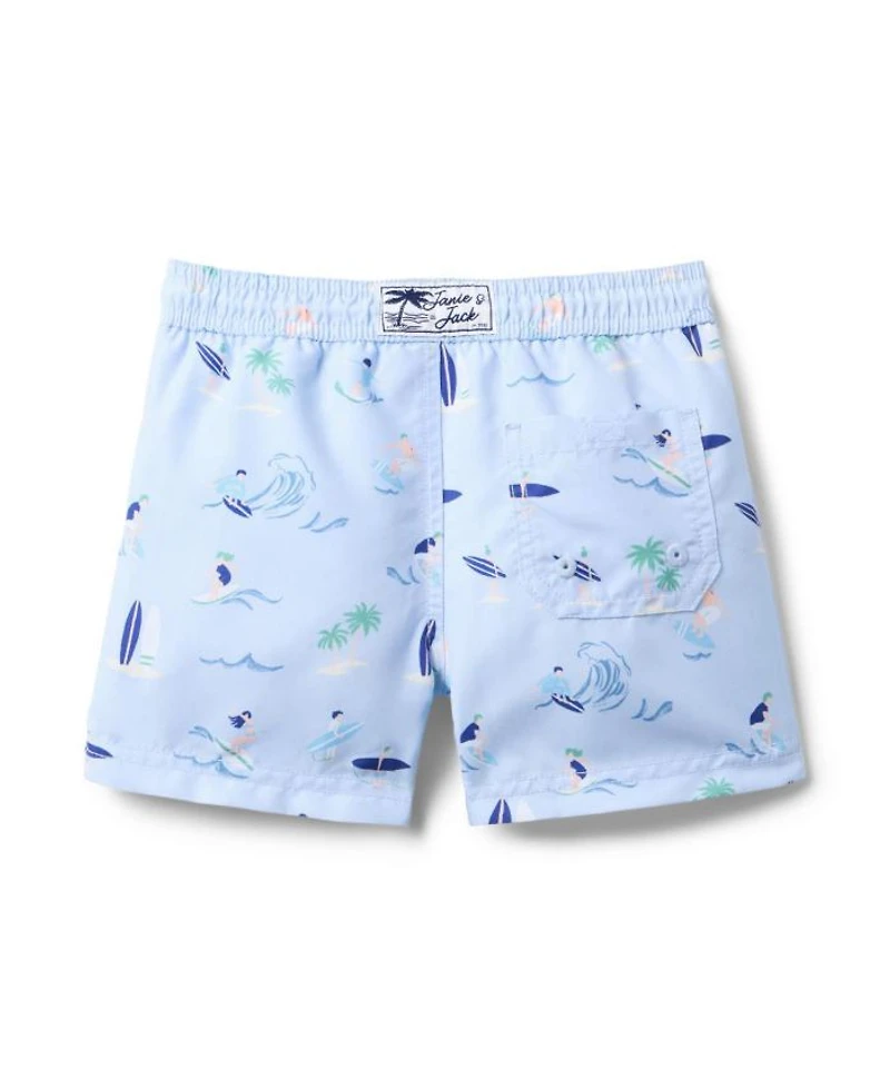 Boys' Recycled Surfer Swim Trunk - Little Kid, Big Kid