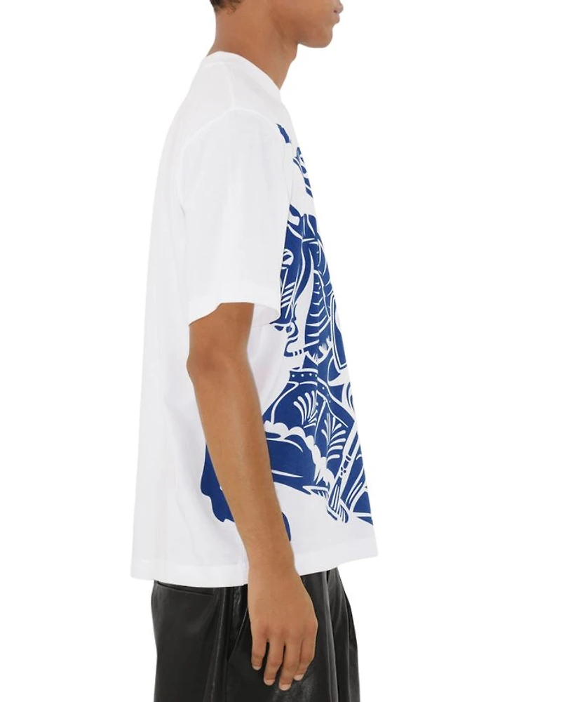 Equestrian Knight Design Regular Fit Graphic Logo Tee
