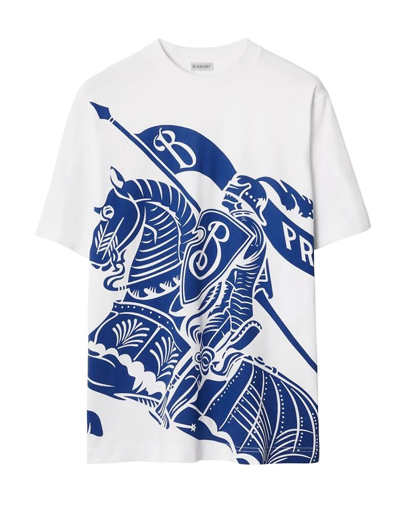 Equestrian Knight Design Regular Fit Graphic Logo Tee