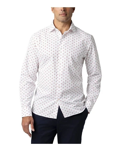 Reynolds Strawberry Print Contemporary Fit Shirt