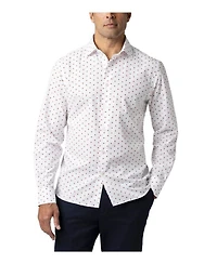 Reynolds Strawberry Print Contemporary Fit Shirt