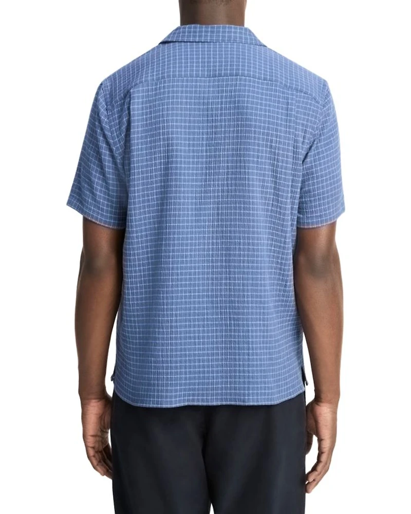 Short Sleeve Button Front Camp Shirt