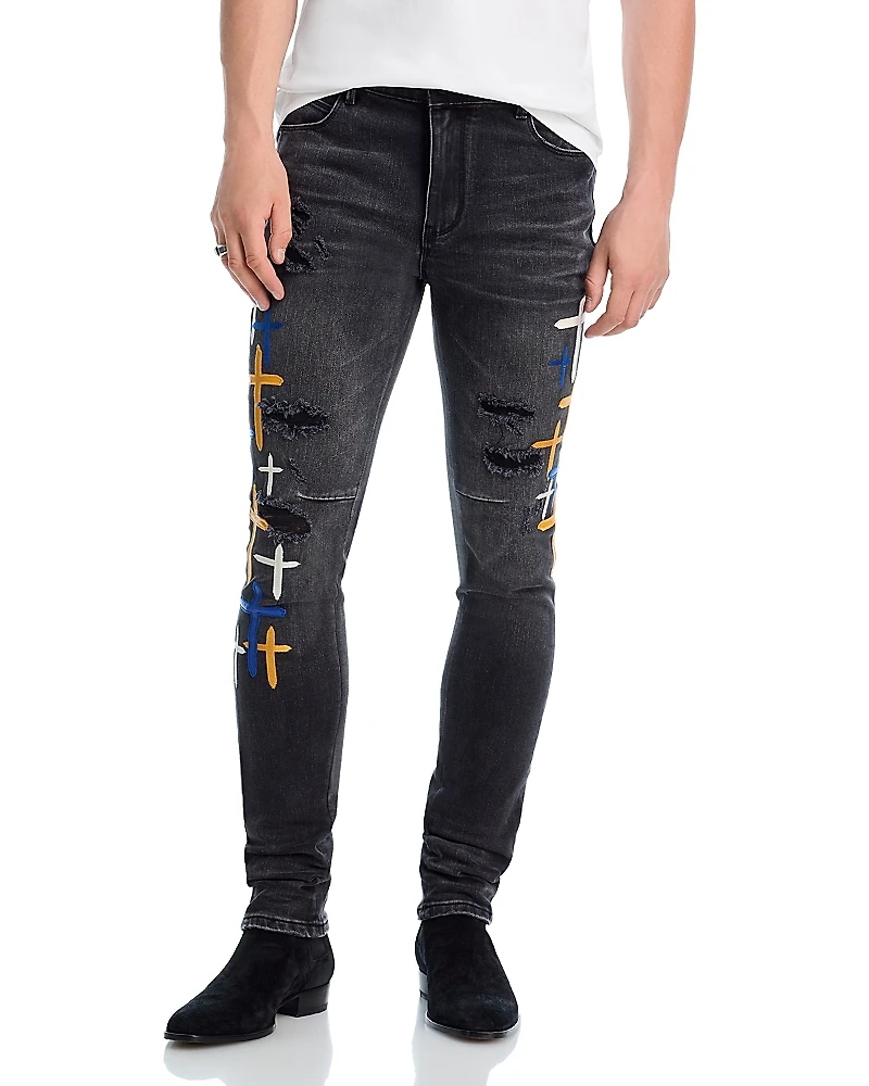 Rta Bryant Distressed Skinny Jeans