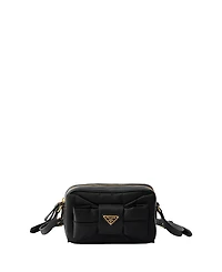 Prada Re-Nylon and Nappa Leather Mini Shoulder Bag with Bow