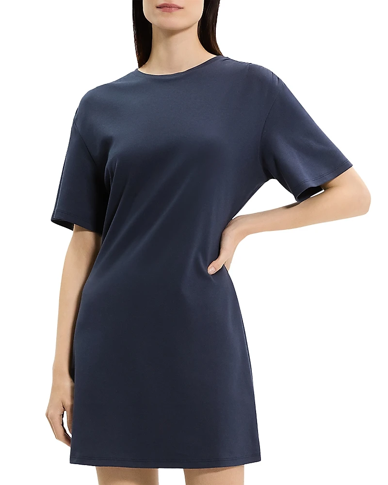 Theory Ruched Shoulder Dress