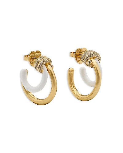 kate spade new york Ropes & Knots Layered Hoop Earrings