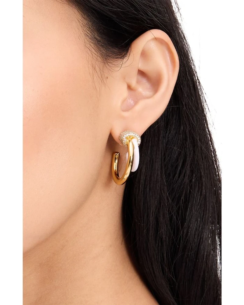 Ropes & Knots Layered Hoop Earrings