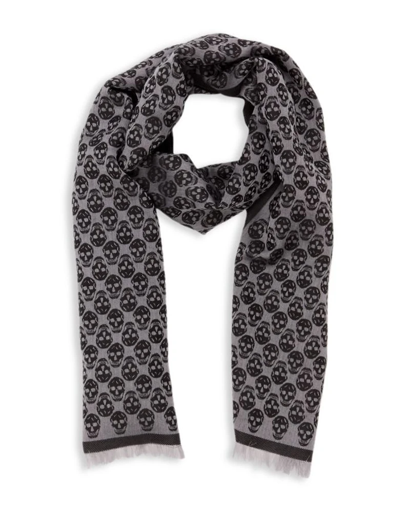 Skull Monogram Scarf