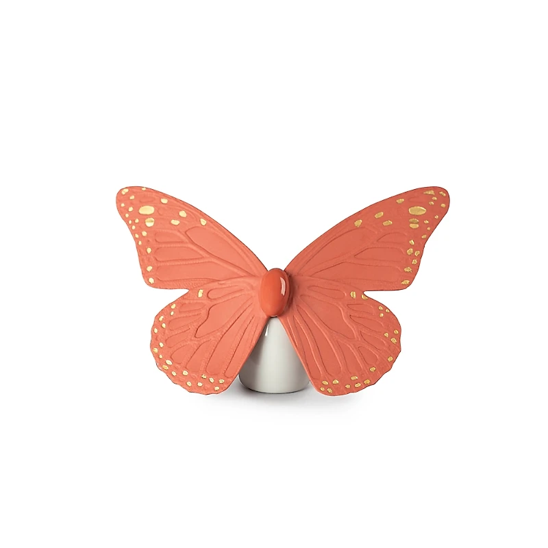 Lladro Porcelain Butterfly Sculpture
