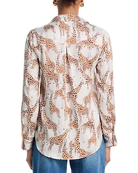 Giraffe Satin Shirt - Exclusive