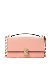 kate spade new york Deco Pebbled Leather Mini Flap Chain Crossbody