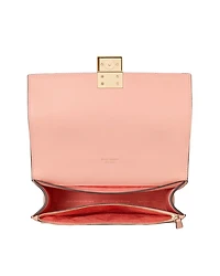 Deco Pebbled Leather Small Chain Shoulder Bag