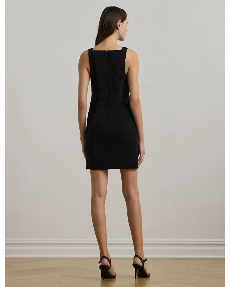 Stretch Crepe Sleeveless Dress