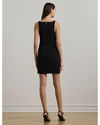 Stretch Crepe Sleeveless Dress