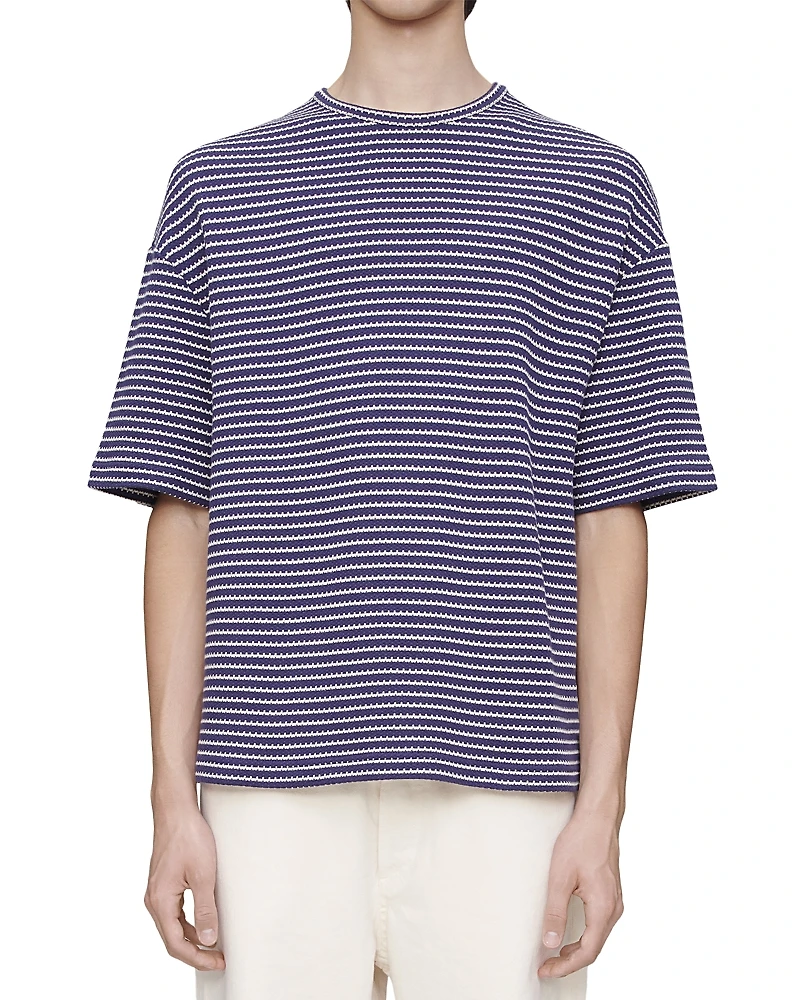 A. p.c. Bahia Striped Knit Tee