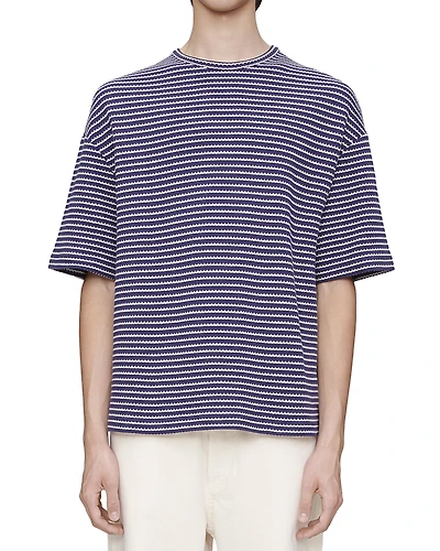 A. p.c. Bahia Striped Knit Tee