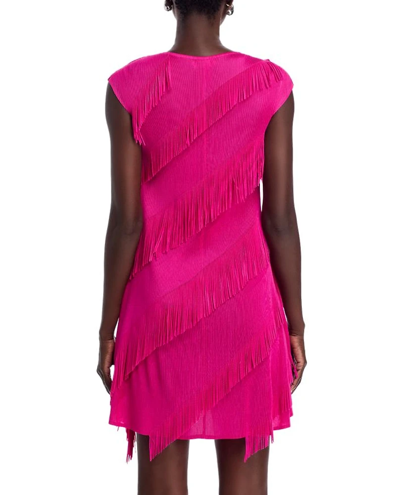 Sleeveless Crinkled Dress