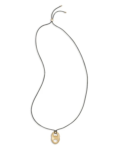 Gemini Link Adjustable Cord Pendant Necklace, 44"